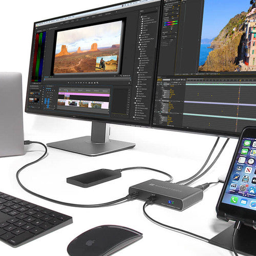Sonnet Echo 5 Thunderbolt 4 Hub - Four Thunderbolt 4 Ports, USB 3.2 and 8K Display Support Sonnet Echo 5 Thunderbolt 4 Hub - Four Thunderbolt 4 Ports, USB 3.2 and 8K Display Support